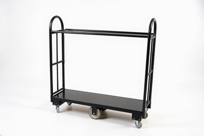 NEWP_ studio shot of NEWP manufactured U-boat cart, in black, on a pure wh 303246